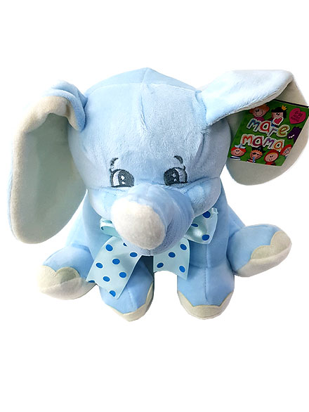 Elefante bebé azul