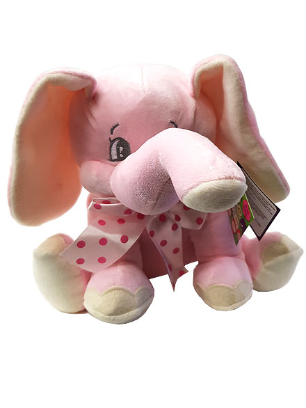 Elefante bebé rosa